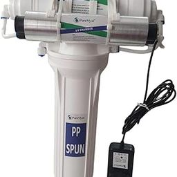 PureMyst 3 Stage Gravity Base Filter Without RO For Municipal Water With Active Carbon & UV Water Purifier-image-51