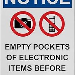 OSHA Empty Pockets Of Electronic Sign, 8.5 x 11 in" OSHA Compliant Swimming Pool Sign, Weatherproof Plastic, UV resistant & Easy-to-Read Signage-image-68