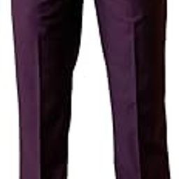 Men's Relaxed Fit Polyester Trousers (Z-G-002_Purple_38)-15
