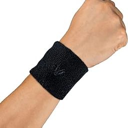 YOUNG WINGS - Cotton Wrist Band Unisex, Color Black, Pack of 2 Pair, Free Size | Soft & Comfortable Stretchable Band, Moisture wicking, Perfect for Sports & Gym | Made in India-image-99