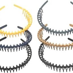 Fashion Jewellery Hair Accessories Set of 6 Hair Bands Head Bands for Women and Girls (Multicolor) (Multi-Color 2)-image-13