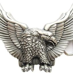 Wildlife Western Cowboy Belt Buckle Gurtelschnalle (Vintage Silver Plated)-image-94