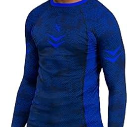 Ranked BJJ Rash Guard for Men Long Sleeve-image-39