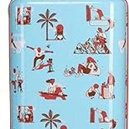x Love Child Masaba 57 CM Small with Recessed TSA Lock & 8 Wheel Printed Hard PC Cabin Suitcase for Travel/Trolley Bag for Travel/Travel Bag with Double Wheel for Unisex-Light Blue-image-58