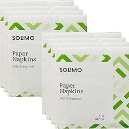 Amazon Brand - Solimo 2 Ply Paper Napkins - 50 Pulls (Pack of 8)-7