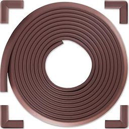 Baby Proofing Edge & Corner Guards: 6 Piece Furniture Safety Set, Coffee Brown-19