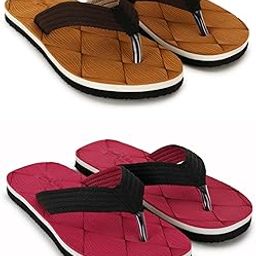 Men’s Casual Slippers Combo – Warm House Slippers, Breathable Comfort with Durable sole | Material : Eva - for Indoor & Outdoor Use | Color Multicolor | Size : 8-picture-17