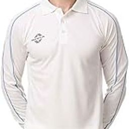 NIVIA Eden Full Sleeve Cricket Jersey for Men | Cricket Kit | Cricket T-Shirt for Men | White Jersey-image-43