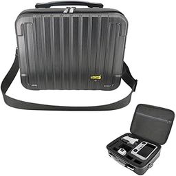 GetZget® Carrying case Bag for DJI Mini 3 Pro and Accessories Protective Shoulder Cum Hand Carry Travel Suitcases (Hard Case with Shoulder Strap(Grey))-picture-11
