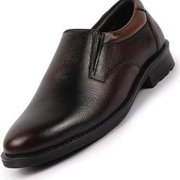fausto Men Leather Formal Pull-On Shoes-picture-11