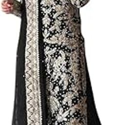 Women's Faux Georgette Embroidered Aaliya Cut Kurti with Plazzo & Dupatta Set with Diamond Handwork-image-77