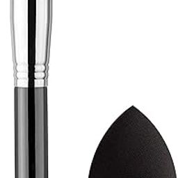 MeeTo Makeup Foundation Blend Blush Brush With Sponge Puff Combo Pack of 2-29