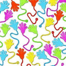 Bowiemall 5Pcs Sticky Hands Finger Party Favor Set Fun Toys Birthday Gifts for Kids-image-6