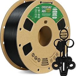 OVERTURE ABS 1.75mm Filament with Build Surface 200mm × 200mm 3D Printer Consumables, 1kg Spool (2.2lbs), Dimensional Accuracy +/- 0.05 mm, Fit Most FDM Printer (Black 1-Pack)-30