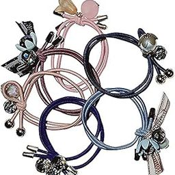 Drishti® Hair Rubber Bands for Girls Pack of 6 Multiple Color-image-20