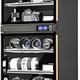 HINISO AD-160S 160 litres Electronic Dry Cabinet with Humidity Controller & Digital Display. (Black)-12