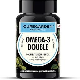 Curegarden Omega-3 Fish oil 1000 Mg- 60 Softgel, Epa and Dha,Anti-inflammatory, Anti-oxidant, Heart Health, Joint Supplement, Liver Health.-image-59