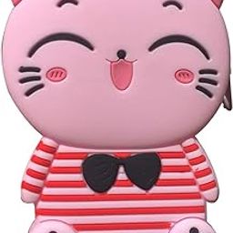 Lovely Cute Teddy Bear Multi-Function Mini Coin Purse Bag for Earphone Lipsticks Headphone Pendrive Keys (Pink)-23