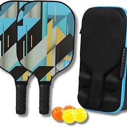KNK Advanced Pickleball Paddle Set – Durable Carbon Fiber Paddles, 16MM Core & Sweat-Wicking Grip-21