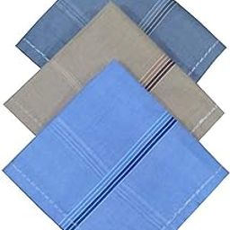 100% Cotton Premium Collection Handkerchiefs Pack of 3-image-56