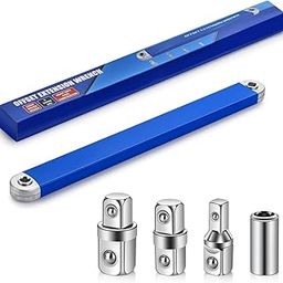 BK10 IMPORT & EXPORT Socket Wrench Set | Offset Extension Wrench Universal Fit Small Space 15" Socket Tool | Multi-Purpose | Universal for Small Place-0