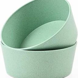Eha Earth Friendly Kids Bowls for Food | 400 ml | Microwave Safe Bowl for Kids | Made with Rice Husk Biocomposite| for Hot & Cold Serving Bowl Set | Set of 2 | Celeste-picture-32