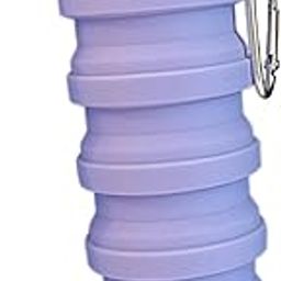 LICHTS Sports Drink Bottle Durable Collapsible Water Bottle for Bike Outdoor Hiking Purple-image-12