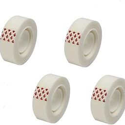 Amazon Brand - Umi Set of 4 Invisible Tapes for Dispenser, Home, Office, School .Each Tape roll Dimension -18mm x 33 meters-4