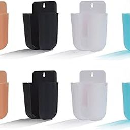 Primelife Plastic Mobile Charging Stand Key Holder, Cloth Hanger for Rumal, Toval Suitable for Wall Home Living Room, Kitchen, Bathroom, Office, School - Multicolor (PH-Prime - 8)-16