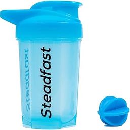 Steadfast Nutrition Protein Shaker Blender 400ml Bottle for Whey Protein Mix, Cycling, Gym Water Bottle with Blender Ball (Neon Blue Shaker)-27
