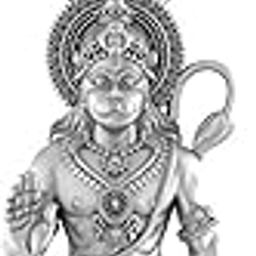 Sterling Silver (92.5% purity) God Ram Bhakat Hanuman Pendant for Men & Women Pure Silver Bhagwan Shri Ram and Hanuman Locket for Good Health & Wealth-image-59