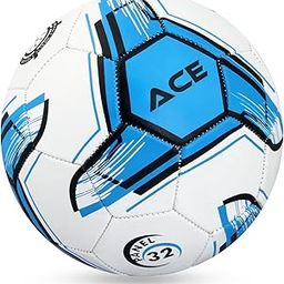 MEMBA Football (Ace) Machine Stitched 32 Panel Football (Pack of 1) (Blue/White, 3)-image-52