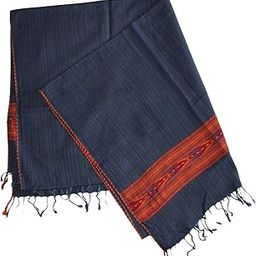 Handwoven Blue Grey Kullu Shawl – 100% Pure Sheep Wool with Traditional Himalayan Craftsmanship-picture-19