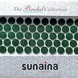 Sunaina Bridal Collection Bindi for Women (Size-1, Green) (Pack of 2) (6 card in 2 pack)-image-13