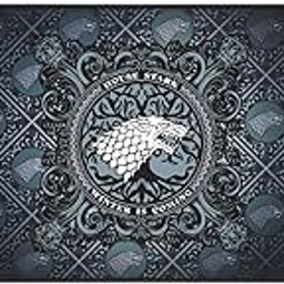 Cybeart | House Stark Gaming Desk Mat (XXL - 900x400x4mm) | Waterproof, Never Slip Base, Stitched Edges, Esports Grade-image-77