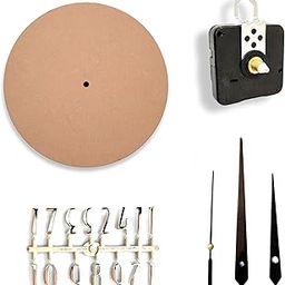 Epoxy Fusion 12'inch Resin Wall Clock (7.5mm) MDF DIY kit, Quartz Set for Resin Wall Clock, Painting, Wood Sheet Craft, Alcohol Ink Art, Fluid Art & Other Decoration SPG (SP12/GOLD)-image-8