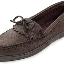 Women's Moosehide Fringed Kilty 399w Mocassins, Brown (Chocolate), 6.5 F UK-image-34