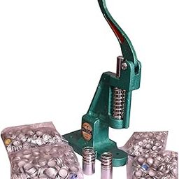 Rilson Cast Iron Heavy Duty Fabric Button Making/Moulding/Pressing Machine with 2 Steel Dyes and 200 Shells-picture-30