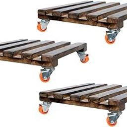 plant stand Trolley Rolling Caddy Moving Flower Pot Portable-image-79