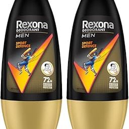 Rexona Men Sport Defence Underarm Roll-On Deodorant | 72 Hours Odour Protection with Fresh Masculine Scent | 50ML (Combo Pack of 2) | 0% Alcohol, Safe on Skin-image-31
