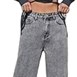 glossia Jeans for Women || Straight Jeans for Women || Loose Jeans for Women Stylish || Plus Size Jeans for Women || Boyfriend Jeans for Women || Baggy Jeans for Women High Waist (B0CSKGJQKD)-picture-40