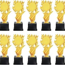 10 Pack of Trophy with Customization Logo for Events, Functions, Award (T-06) (20 CM)-picture-0