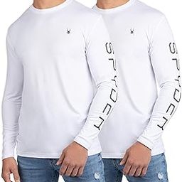Mens Crew Neck Long Sleeve Undershirts/Ultra Soft Stretch Sports T-Shirt Dry Fit Athletic Running Workout Shirts-image-36