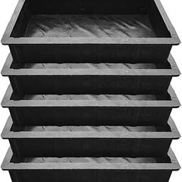 Reyal black Rubber 12" X 6" MARBLE Paver Block mould(60mm) Interlocking Paver Mould (Pack of 5)-image-31