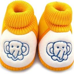 Unisex Baby Shoes for Boys & Girls, Infant Shoes for Newborn, First Walking Baby Shoes Booties (3-12 Months) Yellow-image-57