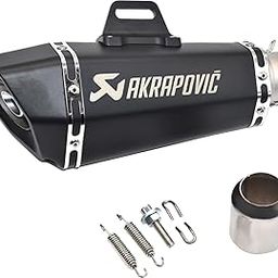 OTOROYS Universal Slip On Exhaust Silencer 36-51mm Muffler Pipe for All Motorcycle (Full Black)-image-91