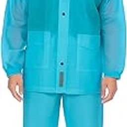 Block Tiger Men's & Women's Premium Waterproof Raincoat with Hood & Carrying Pouch | Lightweight, Durable & Stylish Rain Wear for Monsoon | All-Weather Protection-44