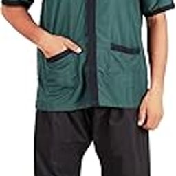 Uniform Set for Men Housekeeping, Hotel Staff, Hospital Staff Dress Set (Green)-image-78