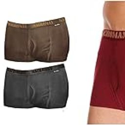 Men's Cotton Regular Fit Solid Trunks-20