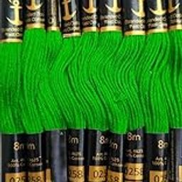 Anchor Threads for Hand Embroidery (0258 Green)-image-7